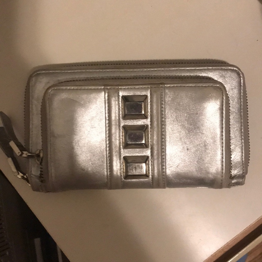 Ann Taylor silver wallet